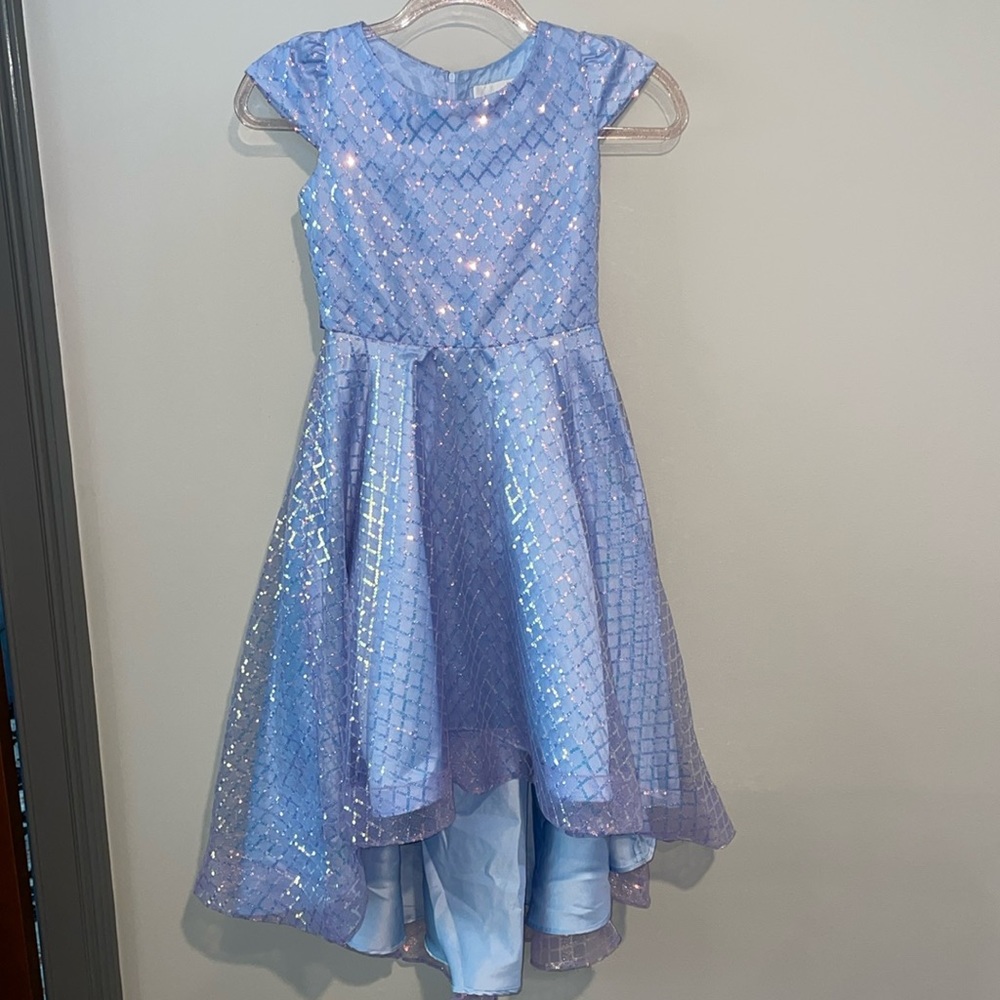 Rare Editions High Low Sequin Dress Size 10